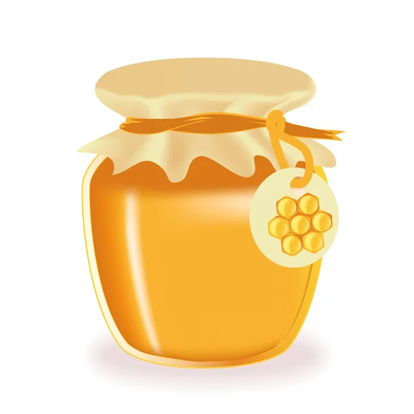 Egy üveg méz. — Stock Vector