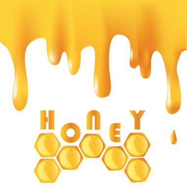 Honey background clipart