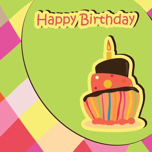 Birthday Celebration card — Stock Vector
