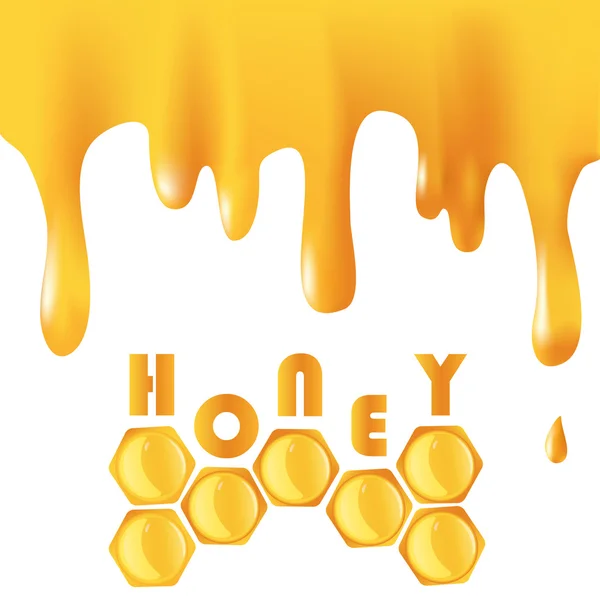 stock vector Honey background
