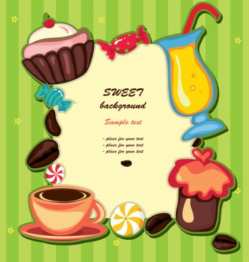 Coffee background clipart