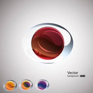 Abstract vector background. Good for logo clipart