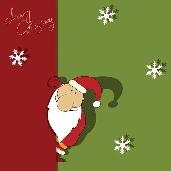 Ilustrace Vánoce s santa — Stockový vektor