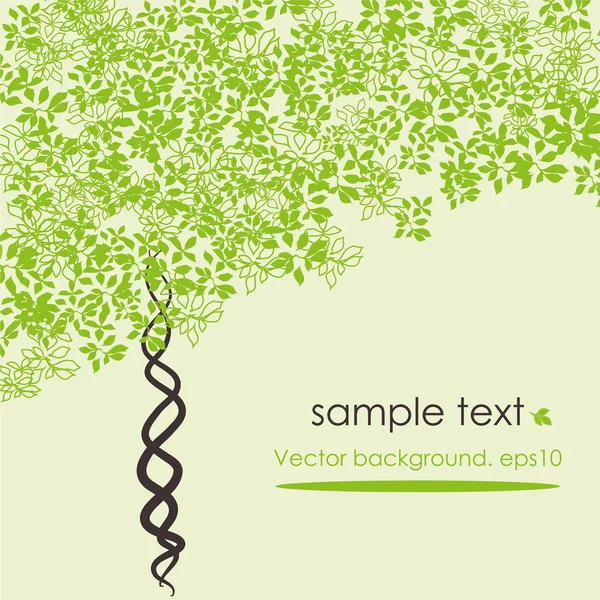 Árbol vectorial estilizado abstracto — Archivo Imágenes Vectoriales