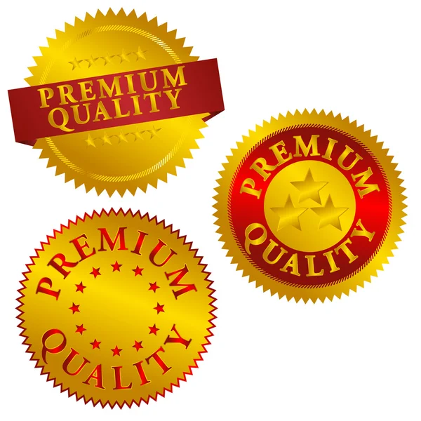 Selos de qualidade premium —  Vetores de Stock