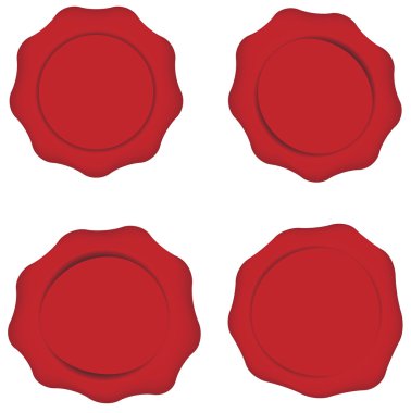 Set of Wax Seals clipart