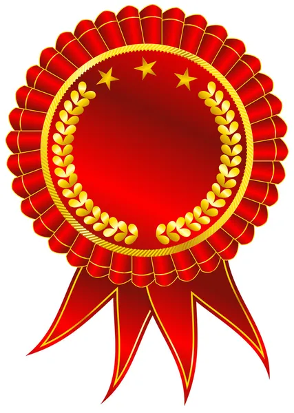 Gouden award lint — Stockvector
