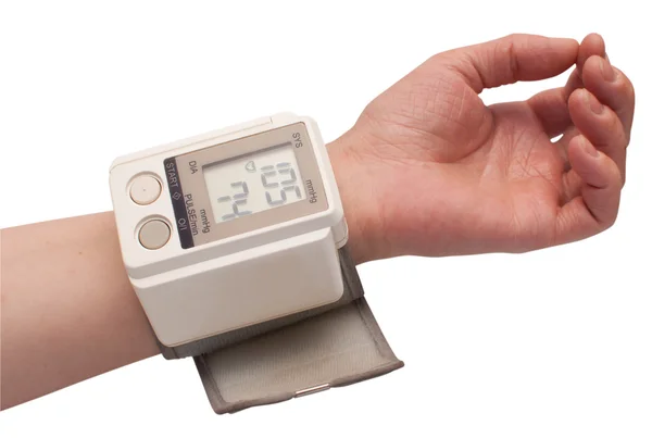 Misurare la pressione sanguigna — Foto Stock