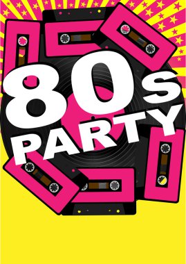 Retro Party Background clipart