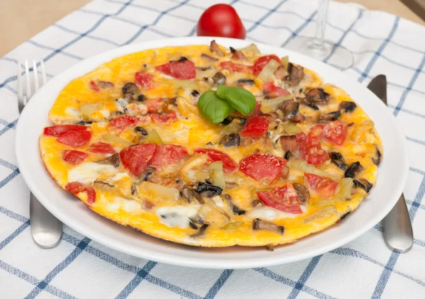 Vaječná omeleta — Stock fotografie