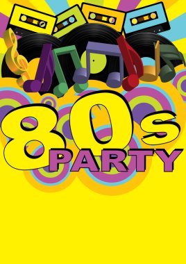 Retro Party Background clipart