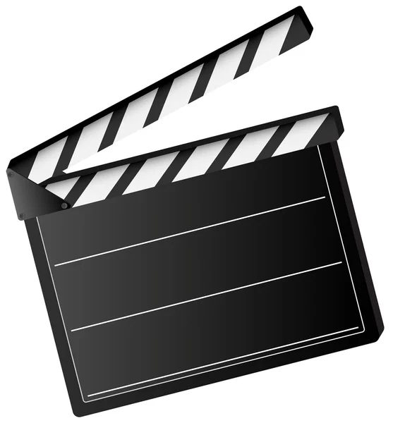 Film klepel bestuur — Stockvector