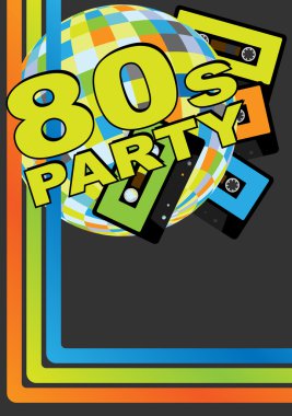 Retro Party Background clipart