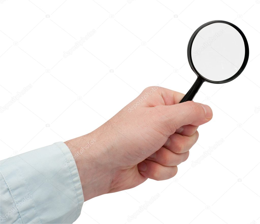 Magnifying Glass in Hand
