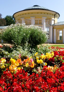 Ferdinand Spring Colonnade, Marianske Lazne Spa clipart