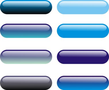 The button for your text in blue color clipart