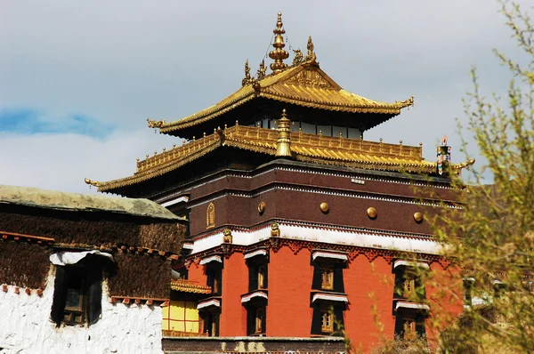 Lamasery tybetański — Zdjęcie stockowe