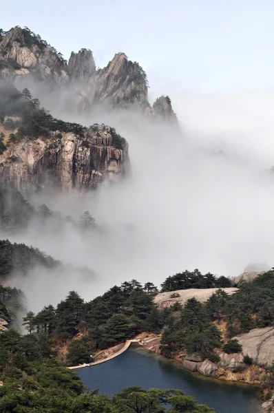 Foggy montagnes — Photo