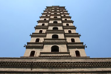 Ancient pagoda clipart