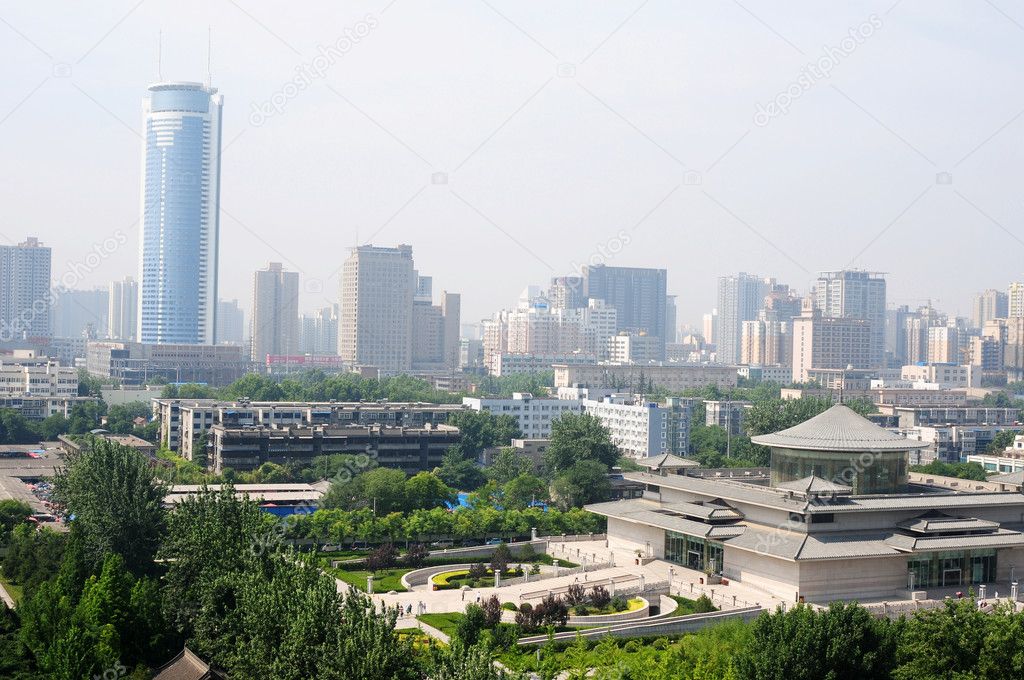 Downtown of Xian China