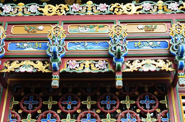 Detalles de edificios tradicionales chinos antiguos — Foto de Stock