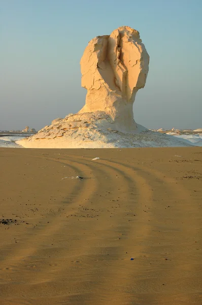 Краєвид білої пустелі в Єгипті — стокове фото
