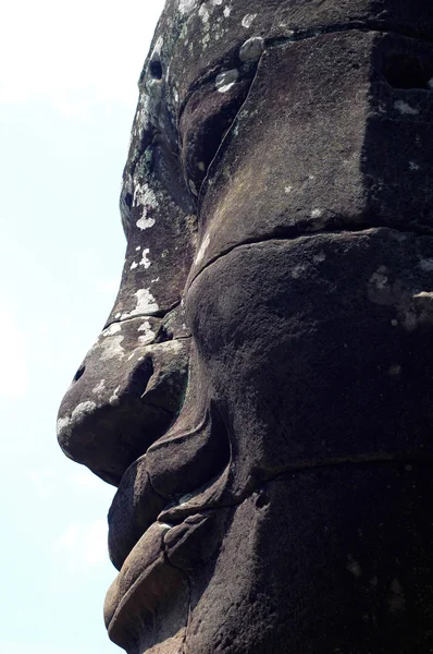Estatua gigante de buddha en Angkor, Camboya — Foto de Stock