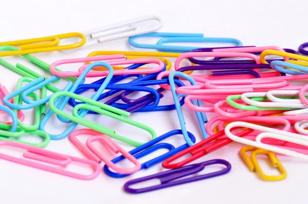 Colorful Paper clips — Stock Photo, Image