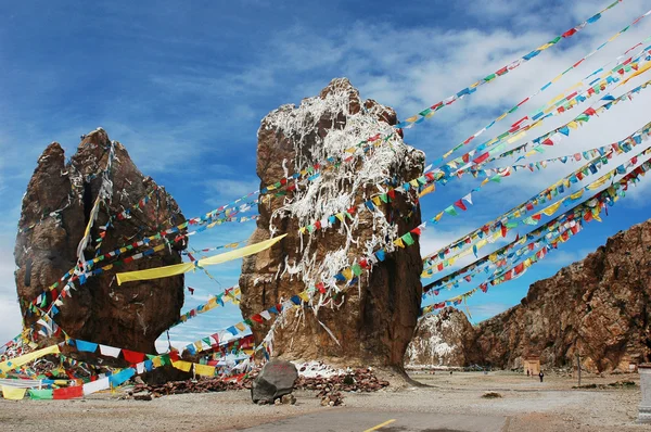 Paysage au Tibet — Photo