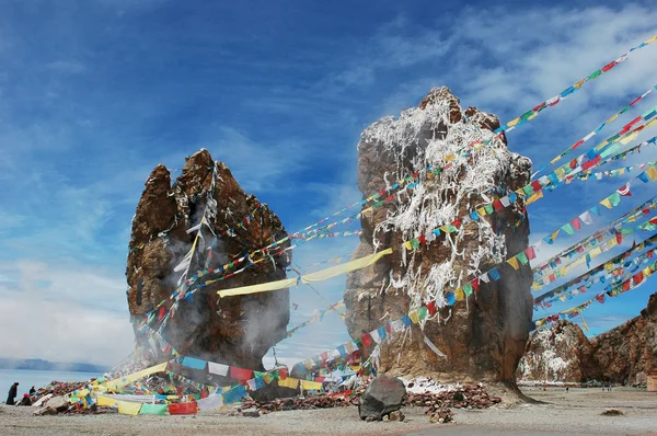 A tibeti táj — Stock Fotó
