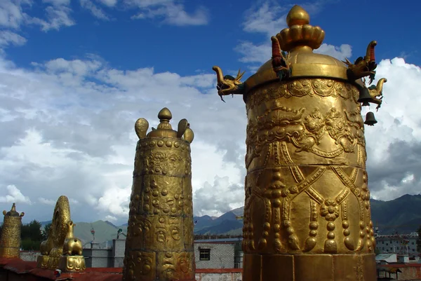 金色屋顶的喇嘛寺 — 图库照片