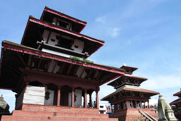 Starověký chrám v Káthmándú, Nepál — Stock fotografie