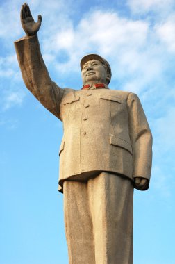 Chairman Mao's statue clipart