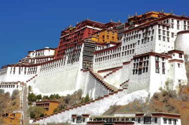 Potala Palace in Tibet clipart