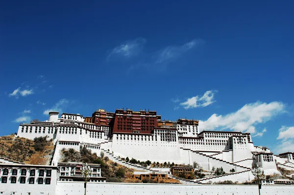 Potala Sarayı Tibet'te — Stok fotoğraf