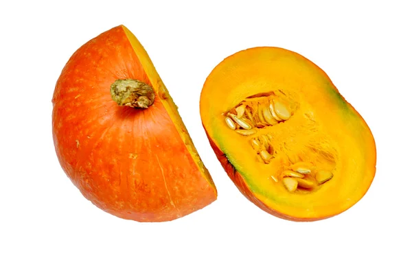 Pumpkin in halves — Stock Photo, Image