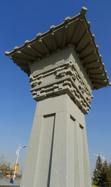 Kiinan muinainen rakennus — kuvapankkivalokuva