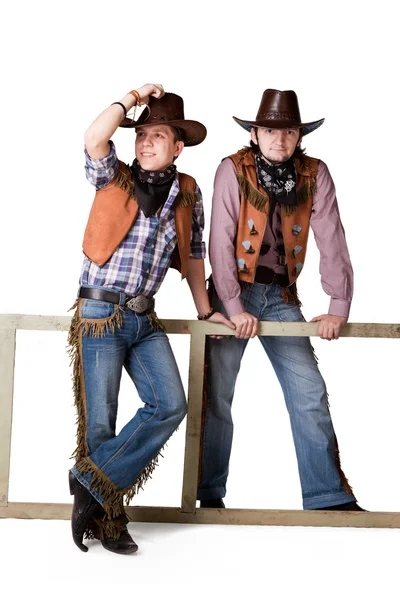 Dois cowboys — Fotografia de Stock