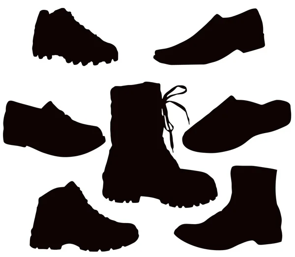 Pánská obuv — Stockový vektor