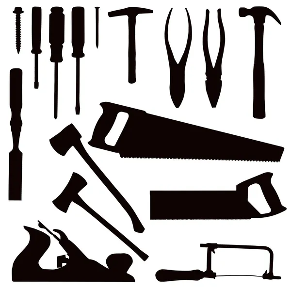 Woodwork Tools — Stock Vector