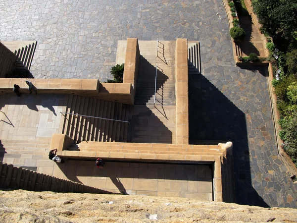 stock image Top view of external building steps