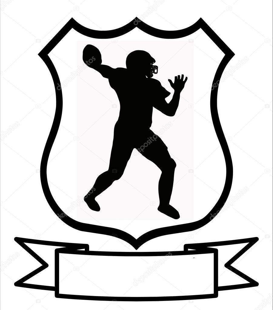 American Football Sport Shield Stock Vector by ©CD123 6365169