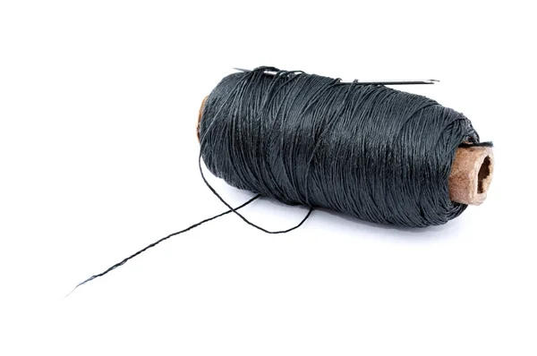 Skein of black thread — Stock Photo, Image