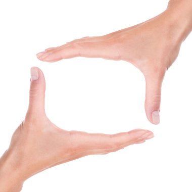 Hands frame clipart