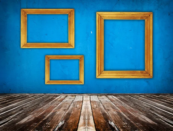 Blauer leerer Raum — Stockfoto