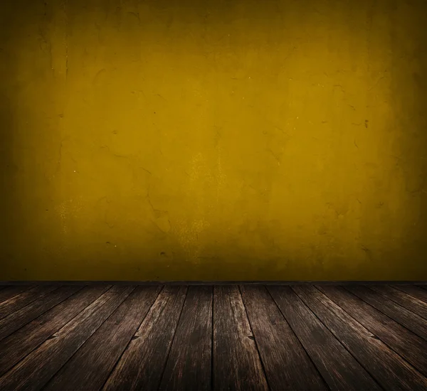 Quarto amarelo escuro — Fotografia de Stock
