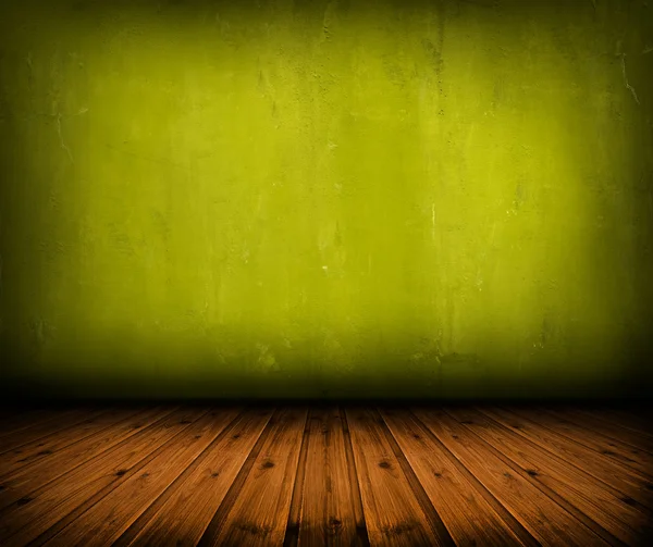 Quarto verde vintage — Fotografia de Stock