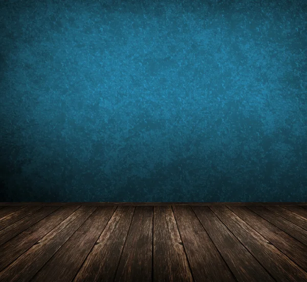 Dark blue room — Stock Photo, Image
