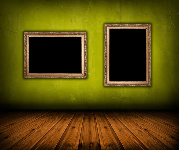 Grünes Zimmer Stockfoto