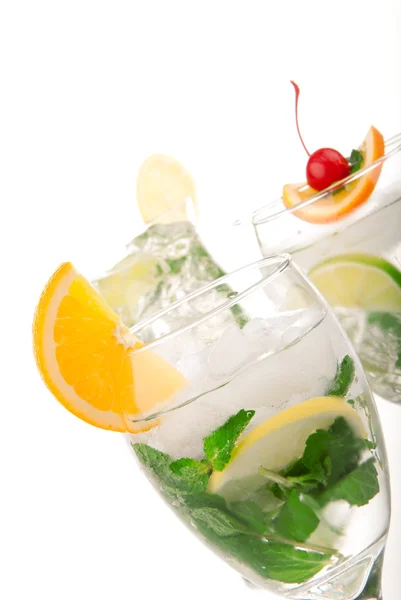 Alcohol Mojito caipirinha summer Cocktails — Stock Photo, Image